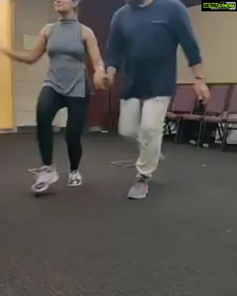 Iniya Instagram - Dance rehearsal with Lal sir 😍