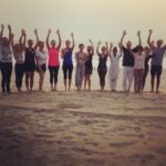 Isha Sharvani Instagram - Yoga and fitness workshop conducted by me at the Nattika Beach Resort. Such a pleasure to take class, hearing the sounds of the ocean, seeing the sun set while we meditated, feeling the breeze on your bodies the whole time, submerged in nature! Ahhh I look forward to going back again soon😍 #nattikabeachayurvedaresort #yoga #ishasharvani #sharingyoga #fitnessmotivation #raisingawareness #meditationspace #loveyourself The Nattika Beach Ayurveda Resort