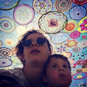 Isha Sharvani Instagram - Mother and son, both looking forward to our adventures and enjoying the many colours of life together:) #ishasharvani #motherandson #kids #sons #love #bff