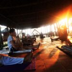 Isha Sharvani Instagram - Yoga and fitness workshop conducted by me at the Nattika Beach Resort. Such a pleasure to take class, hearing the sounds of the ocean, seeing the sun set while we meditated, feeling the breeze on your bodies the whole time, submerged in nature! Ahhh I look forward to going back again soon😍 #nattikabeachayurvedaresort #yoga #ishasharvani #sharingyoga #fitnessmotivation #raisingawareness #meditationspace #loveyourself The Nattika Beach Ayurveda Resort