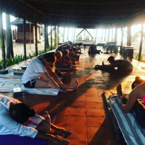 Isha Sharvani Instagram - Yoga and fitness workshop conducted by me at the Nattika Beach Resort.
Such a pleasure to take class, hearing the sounds of the ocean, seeing the sun set while we meditated, feeling the breeze on your bodies the whole time, submerged in nature! Ahhh I look forward to going back again soon😍
#nattikabeachayurvedaresort #yoga #ishasharvani  #sharingyoga #fitnessmotivation #raisingawareness #meditationspace #loveyourself