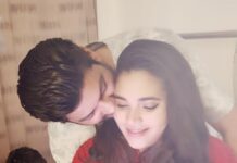 Ishaara Nair Instagram - Happy anniversary pops. This anniversary is the most rewarding one so far. We have the best and the cutest gift ever. I love you. You have already gone above and beyond for our son. We are so lucky to have that lil bundle. But to have a dad like you is also a blessing. Enough of sweet talks... now come change the diaper 🤣❤️😍 #happyanniversary