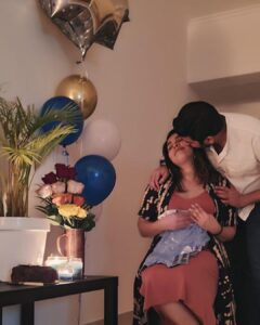 Ishaara Nair Instagram - To my son:
The desire to hold you in my arms grow by leaps and bounds with every passing day. I have dreamt of it every single moment and I know I'll have to wait eagerly for a few more days. But  today when I held these little baby suit of your's, I feel so overwhelmed with happiness that I'm unable to stop the tears of joy. This suit is special because this was your first. 

Thank you for being so thoughtful @sowmyabalan ! That was the best gift ever. You are My soulmate friend. You just get me so much. This birthday just feels so complete now. Thank you. I love you ❤️ 💕 #happiestwoman #birthdaygirl #momtobe2020 #cantwait #bffgoals