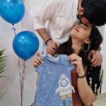 Ishaara Nair Instagram - To my son: The desire to hold you in my arms grow by leaps and bounds with every passing day. I have dreamt of it every single moment and I know I'll have to wait eagerly for a few more days. But  today when I held these little baby suit of your's, I feel so overwhelmed with happiness that I'm unable to stop the tears of joy. This suit is special because this was your first. Thank you for being so thoughtful @sowmyabalan ! That was the best gift ever. You are My soulmate friend. You just get me so much. This birthday just feels so complete now. Thank you. I love you ❤️ 💕 #happiestwoman #birthdaygirl #momtobe2020 #cantwait #bffgoals Dubai Marina