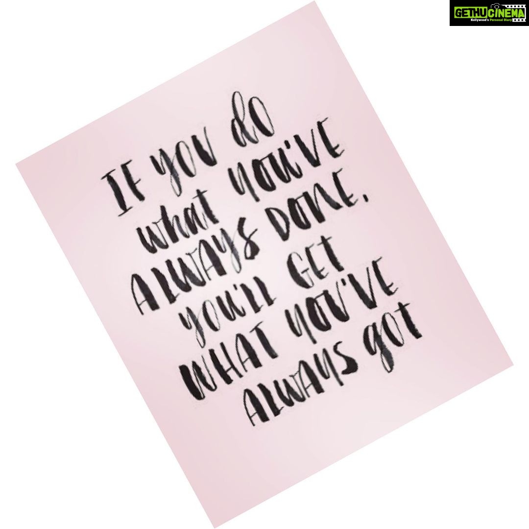 Ishaara Nair Instagram - You know what to do #changeitup If things doesn’t work your way, change the way you work #itworks #goodevening #soulfood