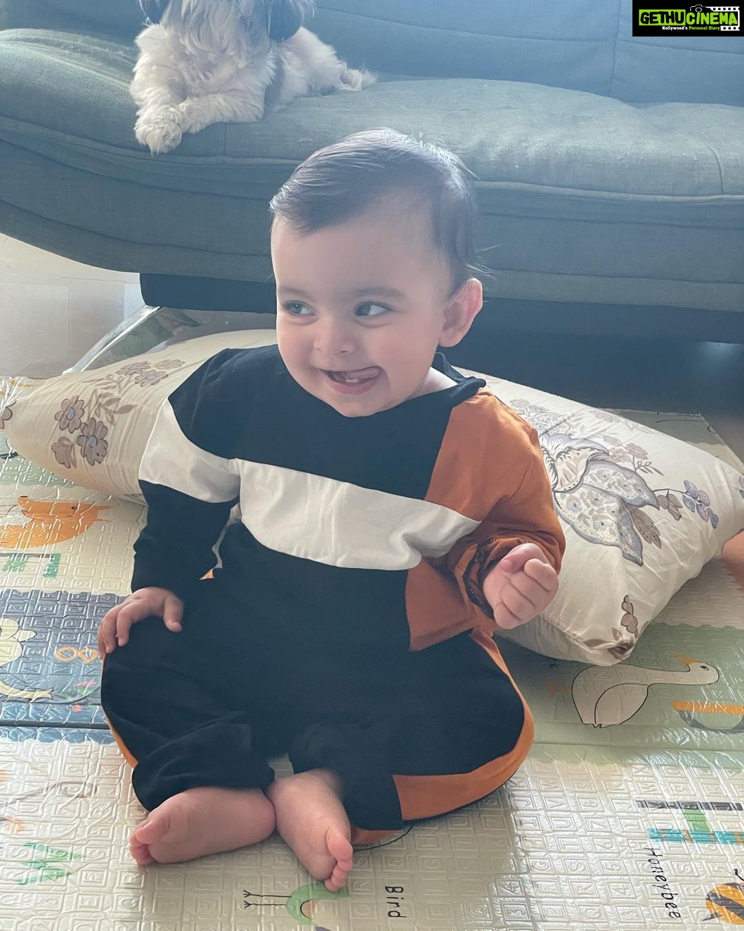 Ishaara Nair Instagram - Still can’t believe that we made this OTT cuteness 🥺🧿❤️🥰😍🤩 @sahil_jsahil #overthetopcuteness #babyboy #love #positivity #lilposer #babymodel Dubai Marina
