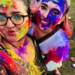 Ishaara Nair Instagram – Holi hai #holidubai #holifestival Dubai, United Arab Emirates