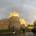 Ishaara Nair Instagram - Did ya see that 🌈 ???? #realone #windsorcastle #beautifullondon #londondiaries🇬🇧 #rainbowcastle Windsor Castle