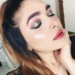 Ishaara Nair Instagram - I have been playing with morphe eyeshadows a lot. So I thought today i will give the @bhcosmetics palette a go. This look is created by using their zodiac palette. I really really love this palette and how pigmented it is. Excited to create more looks from this palette. Are you enjoying this look as much as I do?? Also I swear u cannot skip that highlighter. Accept! you just got blinded with that @iconic.london highlighter in the shade original. This highlighter is one of my favorites. @bhcosmetics #bhcosmetics #zodiacpalette #makeuplooks #eyeshadowlooks #lovindubai #brownskinbloggers #dubaibloggers #makeupblogger #iconiclondon #indianblogger Dubai, United Arab Emirates
