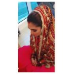Ishaara Nair Instagram - A few more from the karwachauth series. #morningposts #feelsgood #ahappymarriage #ourstory #positivity PC: @sowmyabalan baby thank you for these beautiful pics.. I love you.. 😍❤️😘 Dubai, United Arab Emirates