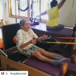 Ishaara Nair Instagram - Motivation is everywhere around you. What better way than sleeping motivated for the next beautiful day after such an inspirational post. Thank you @thepilatezlab and thank you @sowmyabalan my ever so motivational friend for sending me this. I love you for this. #Repost @thepilatezlab with @get_repost ・・・ Because Age is just a number and Pilates is for everyone between the ages of 10 and 100🙌🌟 🌟For the older population keeping fit is essential. But so many forms of exercise can be hard on the bodies of old people- there is an increased risk of injury, lack of focus on breathing etc. 🌟”Pilates is perfect for older adults because it does not have the impact on the body that other forms of exercise do, and is not nearly as severe on the joints as most workouts are," “It really is a gentle way to exercise. If you're an older adult and haven’t exercised in a while, Pilates is a safe way to restart a workout program." 🌟Most conventional workouts tend to build short, bulky muscles more prone to injury–especially in the body of an older adult. Pilates focuses on building a strong "core"–the deep abdominal muscles along with the muscles closest to the spine. Many of the exercises are performed in reclining or sitting positions, and most are low impact and partially weight-bearing. It also can positively affect postural positions. 🌟”Pilates for older adults, particularly on a Reformer (resistance-based equipment with springs and ropes connected to a sliding padded carriage) is wonderful because it is a relatively light resistance as opposed to some gym equipment, where even the lightest weight on the rack might be too much for them," says Beth Williams, a physical therapist at Dynamic Movement in Reno, Nevada. 🌟Don’t let age control you, YOU control your age!💖✅💫 Dubai, United Arab Emirates