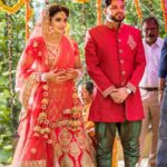 Ishaara Nair Instagram - Our fairytale #married #hitched #love #ateasewithyou