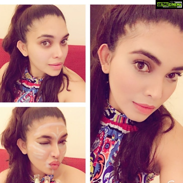 Ishaara Nair Instagram - #MaxFactorProColorCorrecting #BeforeAndAfter #complimentary @InfluensterME @MaxFactorArabia