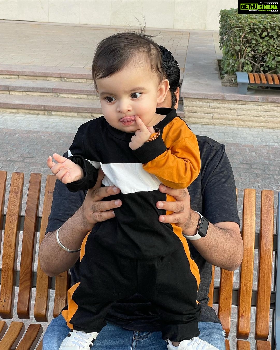 Ishaara Nair Instagram - Still can’t believe that we made this OTT cuteness 🥺🧿❤️🥰😍🤩 @sahil_jsahil #overthetopcuteness #babyboy #love #positivity #lilposer #babymodel Dubai Marina