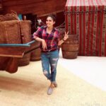 Ishaara Nair Instagram – #feelingawesome #oversizedshirt #myboosclothingline #gograbit #itsallminetoo #lovethechecks #wearingmymanshirt #ibnbattutamall @sahil_psytrance_v2 I stole it from yours n I know u love me 😘