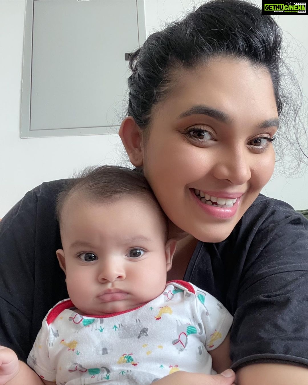 Ishaara Nair Instagram - Someone is moody ❤️🤣😭 someone got his 4 month vaccination shots. As a mother to this tiny being, it is rare that I get ready and put on some makeup. I tried my best to get a good pic with him. This is the best I could do. Wrong timing but perfect picture to look back from the future 🤣🥰❤️🤩 oh! I love him ❤️❤️ #4monthsold #babymama #boymama #mamasboy #dadasboy #diapers #motherhood #motherhoodinspired #babyinfluencer #simplymamahood #babyboyaarin # mamauae #mamaindubai #postpartum #babiesofinstagram #mamasofinstagram #4monthvaccinations Dubai Marina