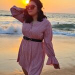 Ishaara Nair Instagram – Oh, I’m the sunset Goddess! #sunsetvibes #momgoddess #goadairies