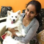 Ishika Singh Instagram - My world and my happiness #petlovers #pawsome #damroo