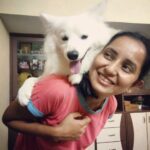 Ishika Singh Instagram - Me n my baccha #damroo #petlove #doglover #pawsome