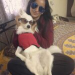 Ishika Singh Instagram - Don't we look great together ??? He completes me #petlove #pet🐶 #pet🐾 #doglovers #doglove #dog🐶 #damroo