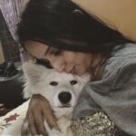 Ishika Singh Instagram - Love u forever .. u r my love #actorslife #petlovers #pet🐱 #pet #dog🐶 #doglovers #doggielove #damroo #puppylove