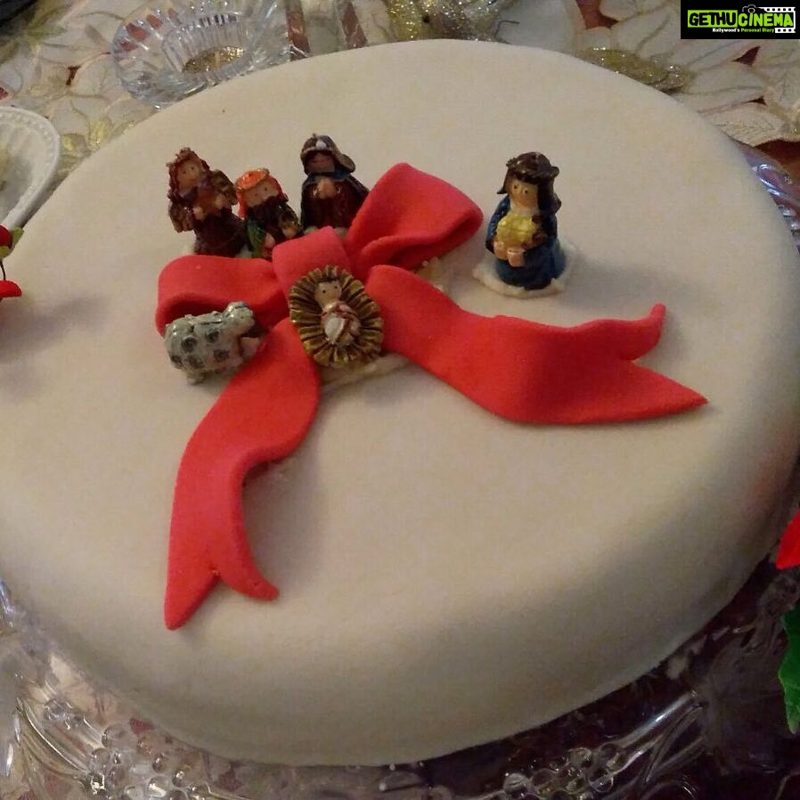 Ishika Singh Instagram - Perfect icing cake #xmascake #christmastime #christmas2015