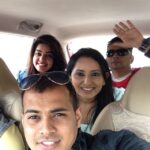 Ishika Singh Instagram – In car