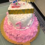 Ishika Singh Instagram - My baby turns one ... called couple of kids but ordered huge cake .... 🙃 #birthdaycake #birthdaygal #birthdaycupcakes #birthdaycelebrations #pinkandwhitecake