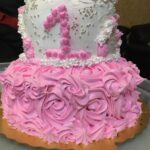 Ishika Singh Instagram - My baby turns one ... called couple of kids but ordered huge cake .... 🙃 #birthdaycake #birthdaygal #birthdaycupcakes #birthdaycelebrations #pinkandwhitecake