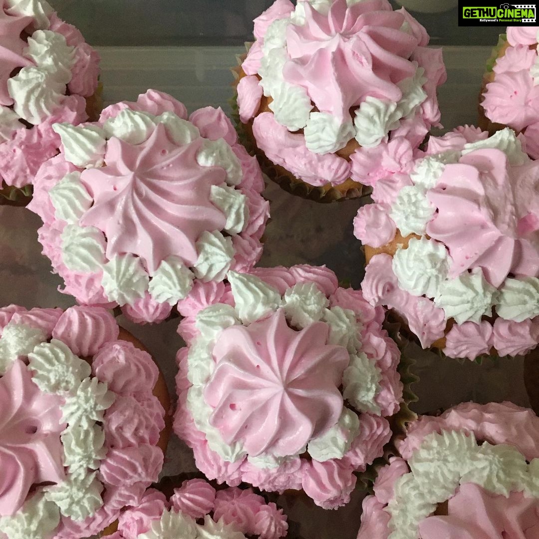 Ishika Singh Instagram - My baby turns one ... called couple of kids but ordered huge cake .... 🙃 #birthdaycake #birthdaygal #birthdaycupcakes #birthdaycelebrations #pinkandwhitecake