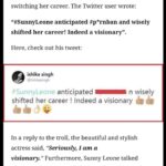 Ishika Singh Instagram - https://funniestindian.com/2019/11/24/sunny-leones-reply-to-a-twitter-user-trolling-her-background-proves-she-is-a-queen/ Someone is really taking my tweets seriously 😐 ... n this time it’s the beautiful @sunnyleone , who is beautiful inside and out ! ok I did not troll her ... or demean her ... I respected her and will always respect her . Coming to the tweet it was purely out of humour ...and yes am a funny Indian 🤣no wonder they posted it #sunnyleone #tweetsfromtwitter