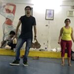 Ishika Singh Instagram - We actually practised 17 days for this song ... at core perfection was maintained from the beginning ... one of the dance rehearsals ... more are yet to come ! Am sure the final outcome u all have seen on larger screens ;) #kobbarimatta #kobbarimattaonaug10 #dancerehearsals #filmsongshoot #actorslife🎬 #actoratwork