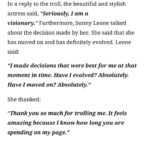 Ishika Singh Instagram - https://funniestindian.com/2019/11/24/sunny-leones-reply-to-a-twitter-user-trolling-her-background-proves-she-is-a-queen/ Someone is really taking my tweets seriously 😐 ... n this time it’s the beautiful @sunnyleone , who is beautiful inside and out ! ok I did not troll her ... or demean her ... I respected her and will always respect her . Coming to the tweet it was purely out of humour ...and yes am a funny Indian 🤣no wonder they posted it #sunnyleone #tweetsfromtwitter