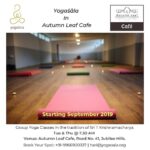 Ishika Singh Instagram - Yoga classes at autumn leaf 🍁 cafe ... do join for mind , body and soul cleansing 🙂 My friend Hari will b taking classes in the tradition of shr T Krishnamacharya . You won’t regret it ... take a session and check out 👍 @yoga_trails @yogasalain @autumnleafcafe