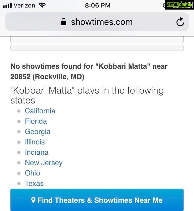Ishika Singh Instagram - Saw this on Twitter .... if u r in these states please do watch our film 🎥 #kobbarimatta #kobbarimattaonaug10 #telugufilmnagar #telugufilm #telugufilmindustry