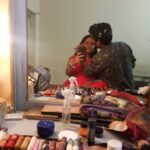 Ishika Singh Instagram - Getting ready ... best part of show bizz #actoratwork #actorslife🎬 #filmmaking #telugufilmnagar #telugufilmindustry #actorgettingready