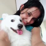 Ishika Singh Instagram - How cute is my love ??? #damroo #damrooo @dogs.lovers #doglover #doglove #pawsome