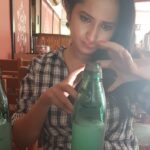 Ishika Singh Instagram – Trying to unlock the ball 🎾 inside this bottle . I saw his for the first time … something different and the best thing which I like is the noise it makes when it unlocks #golisoda #golisoda2 Viyyalavaari Vindu