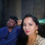 Ishika Singh Instagram - My director ... Working hard to shape our careers #telugufilmindustry #telugufilmnagar #kobbarimatta