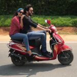 Ishika Singh Instagram – On location bike ride with my co actor from odhisa film industry  @chinmay.kumar  #actorslife #actorslife🎬 #patnagarhmovie