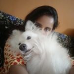 Ishika Singh Instagram - My sweetheart #pawsome #damroo #doglover #puppylove