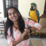 Ishika Singh Instagram - Tota bola #blueandyellowparrot #parrot #parrottalking #lovelyparrots #birdlovers