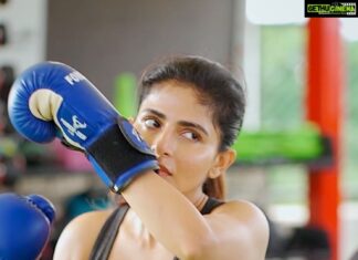 Iswarya Menon Instagram - Invincible 😈🥊 . . 📷 @storiesbypreetham @coach_mohammed_mma @coachhariprasad