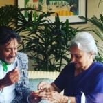 Jackie Shroff Instagram - Blessed to be with WAHEEDAJI on her birthday #03rdfeb