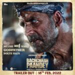 Jacqueline Fernandez Instagram - He’s Raw, he’s Ruthless, he’s Rugged भाई Nahi, Godfather Hain Yeh 💪🏻🔥 #SajidNadiadwala's #BachchhanPaandey directed by @farhadsamji , TRAILER OUT on 18th Feb, 2022 🥰🥰🥰 @akshaykumar @kritisanon @arshad_warsi @wardakhannadiadwala @nadiadwalagrandson