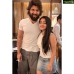 Janani Iyer Instagram – ❤️🙈 @thedeverakonda  #colourcoordinated  #siima2019 W Doha