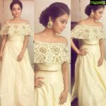 Janani Iyer Instagram - Wearing raw silk off shoulder lehenga from @zol_studio . . Check their collection out! ❤