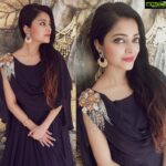 Janani Iyer Instagram - A little #throwback to wearing this gorgeous cape dress from @sionnahchennai styled by the sweetest @divya.ganesh ❤️