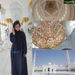 Janani Iyer Instagram - At Sheikh Zayd mosque,Abu Dhabi! #hijabi #wheninromedoastheromansdo #traveldiary #famjam 🇦🇪 Sheikh Zayed Mosque