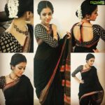 Janani Iyer Instagram - Dressed up in this gorgeous @shravankummar saree with antique kemp for a wedding...styled by my fav @aran.amritharam ! 💃🏻 #indianweddings #weddingseason #handwoven